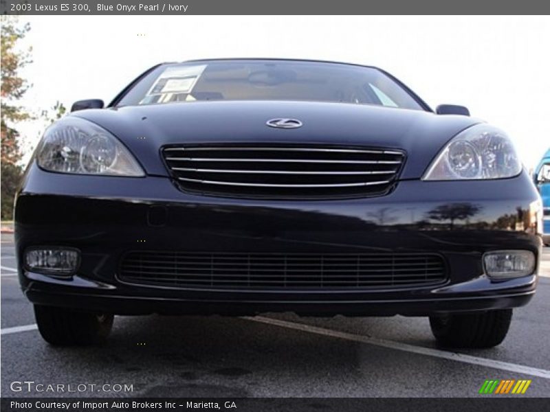 Blue Onyx Pearl / Ivory 2003 Lexus ES 300