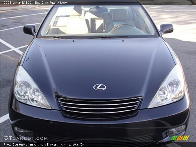Blue Onyx Pearl / Ivory 2003 Lexus ES 300