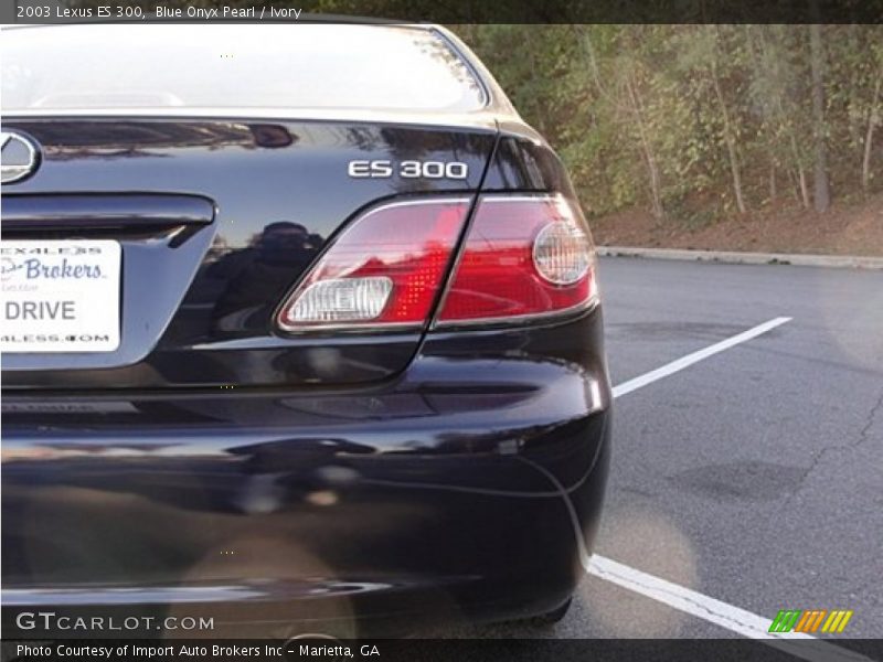 Blue Onyx Pearl / Ivory 2003 Lexus ES 300