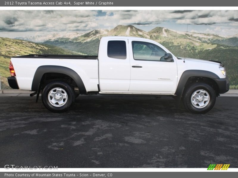 Super White / Graphite 2012 Toyota Tacoma Access Cab 4x4