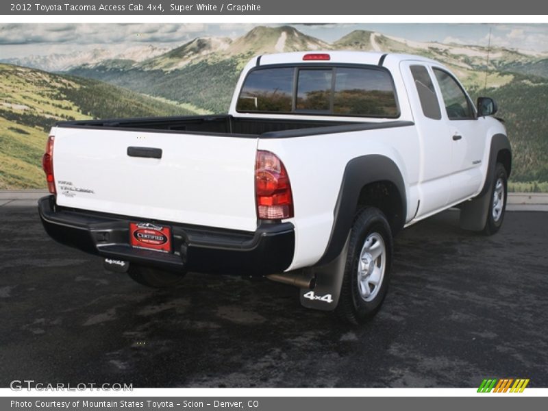 Super White / Graphite 2012 Toyota Tacoma Access Cab 4x4