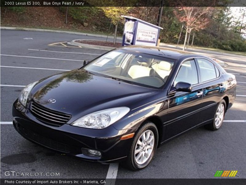 Blue Onyx Pearl / Ivory 2003 Lexus ES 300