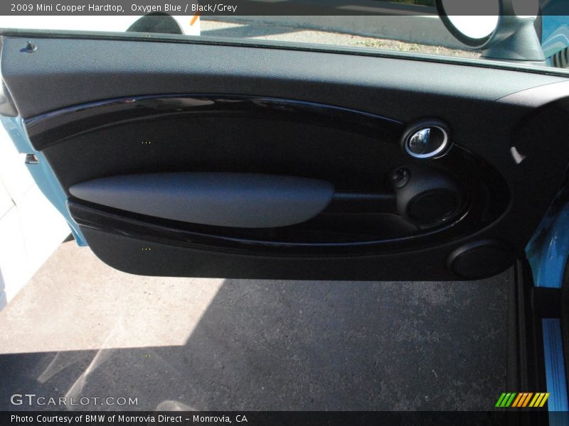 Oxygen Blue / Black/Grey 2009 Mini Cooper Hardtop