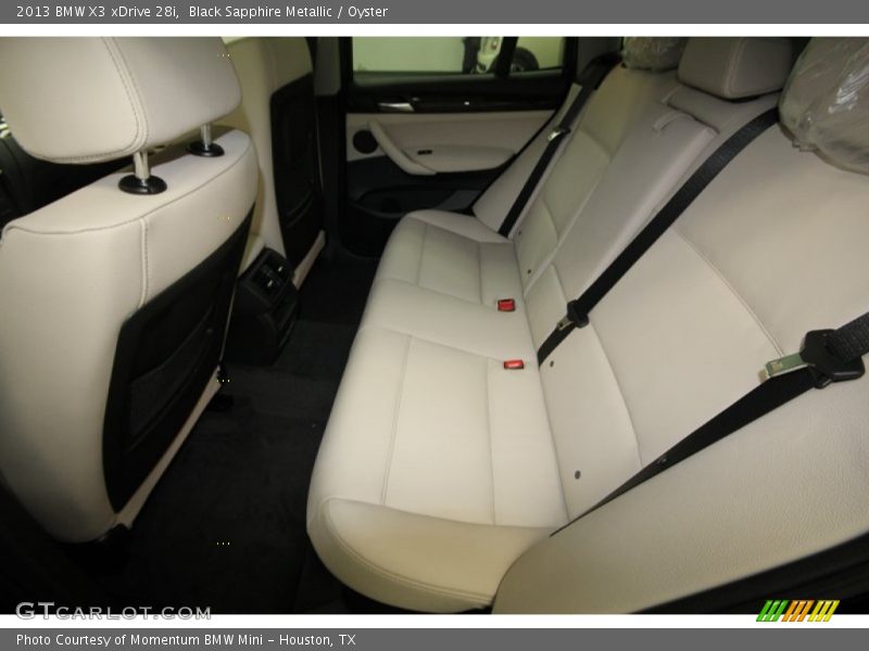 Black Sapphire Metallic / Oyster 2013 BMW X3 xDrive 28i