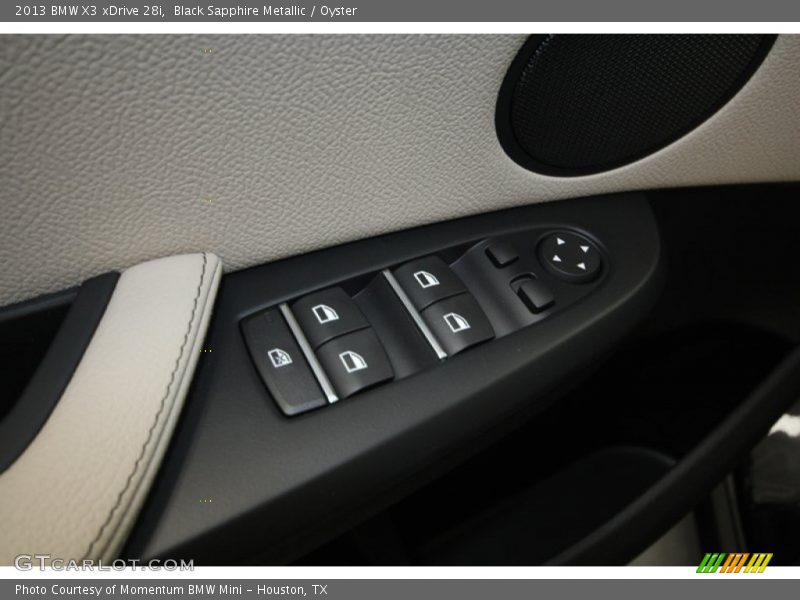 Black Sapphire Metallic / Oyster 2013 BMW X3 xDrive 28i