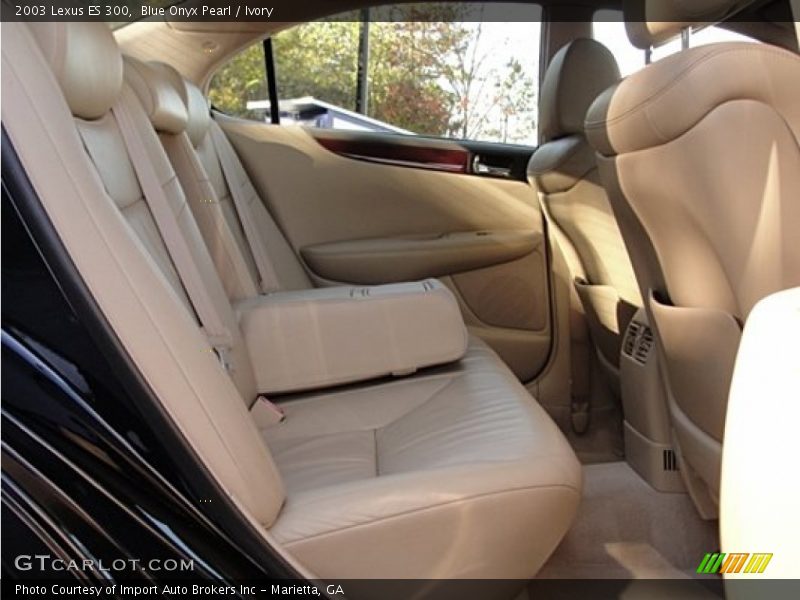 Blue Onyx Pearl / Ivory 2003 Lexus ES 300