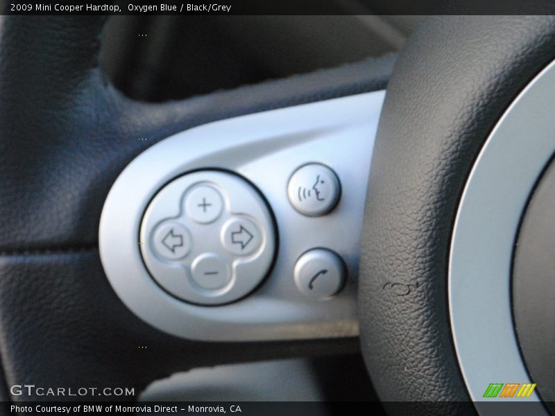 Oxygen Blue / Black/Grey 2009 Mini Cooper Hardtop