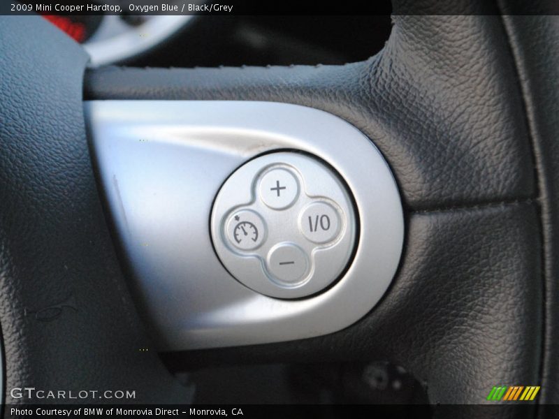 Oxygen Blue / Black/Grey 2009 Mini Cooper Hardtop