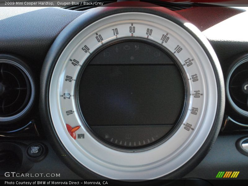 Oxygen Blue / Black/Grey 2009 Mini Cooper Hardtop