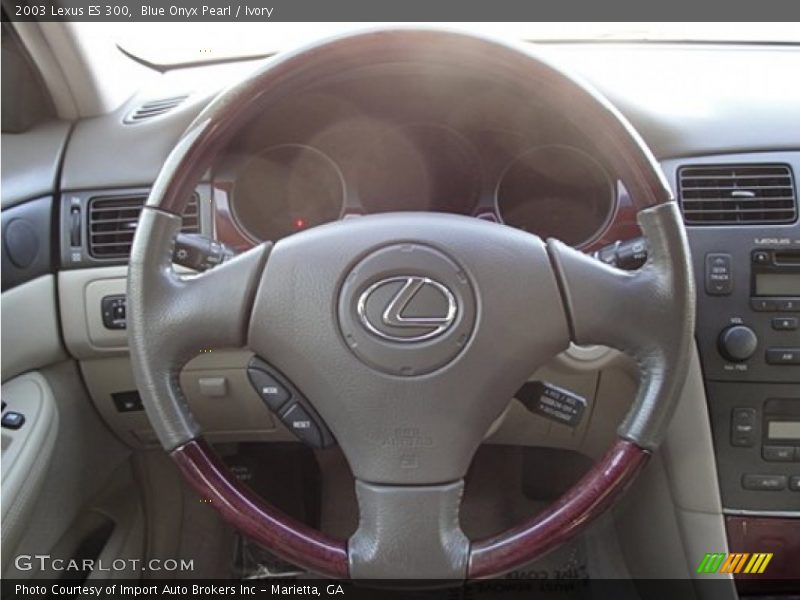 Blue Onyx Pearl / Ivory 2003 Lexus ES 300