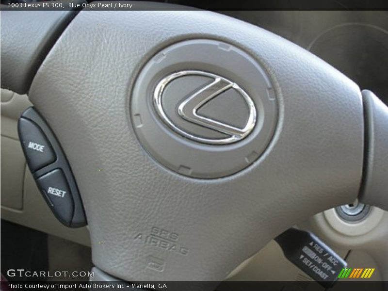 Blue Onyx Pearl / Ivory 2003 Lexus ES 300