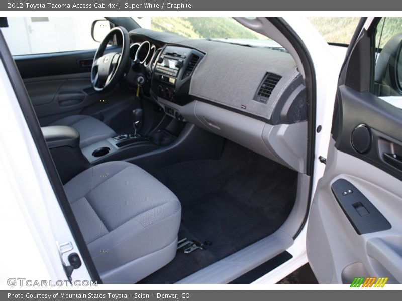 Super White / Graphite 2012 Toyota Tacoma Access Cab 4x4