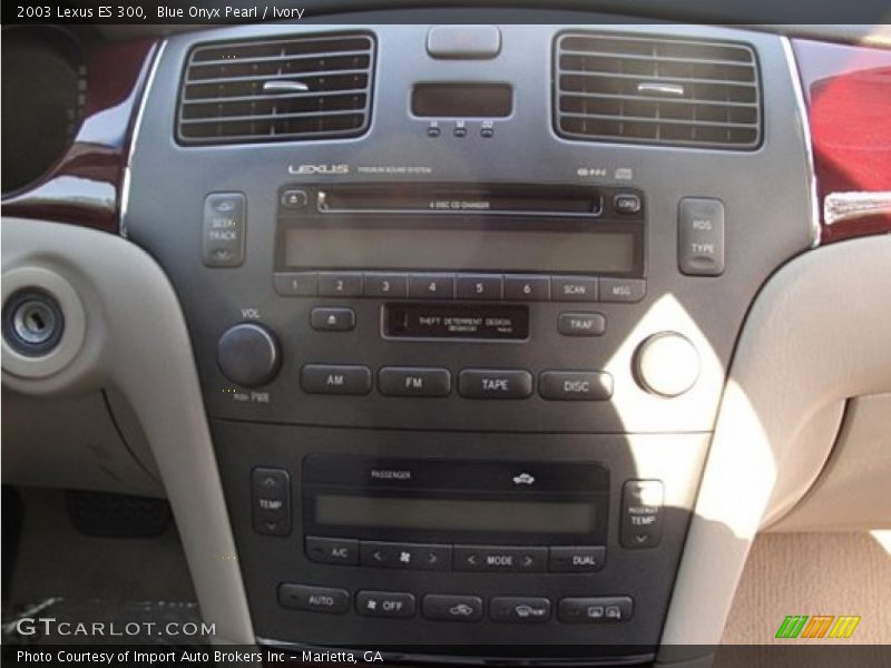 Blue Onyx Pearl / Ivory 2003 Lexus ES 300