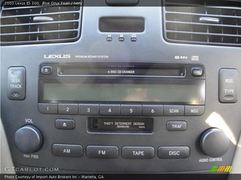 Blue Onyx Pearl / Ivory 2003 Lexus ES 300