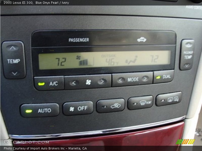 Blue Onyx Pearl / Ivory 2003 Lexus ES 300