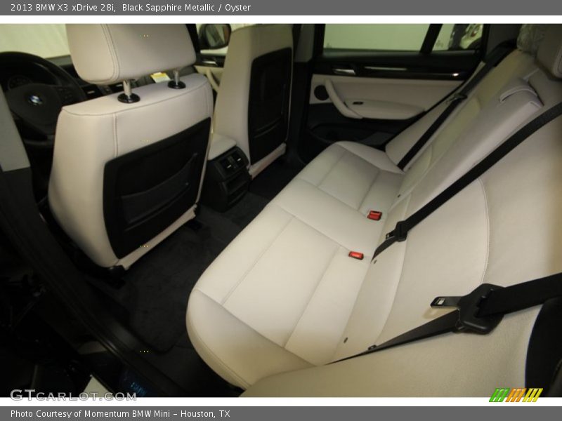 Black Sapphire Metallic / Oyster 2013 BMW X3 xDrive 28i