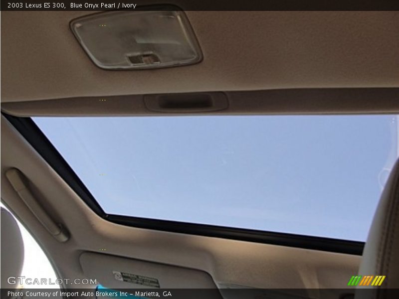 Blue Onyx Pearl / Ivory 2003 Lexus ES 300