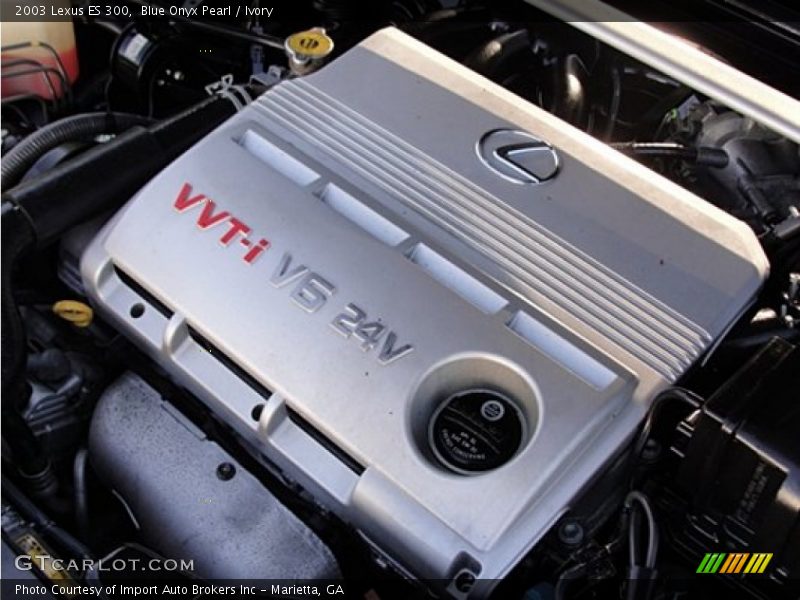 Blue Onyx Pearl / Ivory 2003 Lexus ES 300