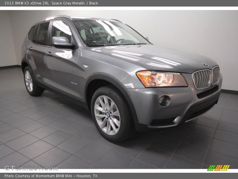 Space Gray Metallic / Black 2013 BMW X3 xDrive 28i