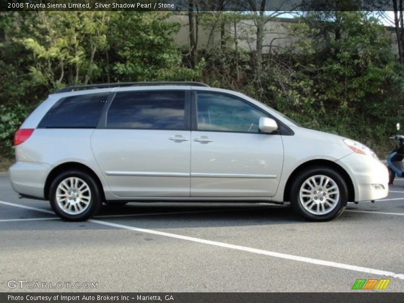  2008 Sienna Limited Silver Shadow Pearl