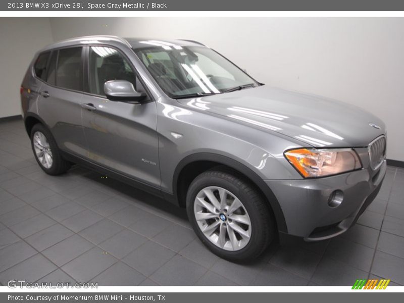 Space Gray Metallic / Black 2013 BMW X3 xDrive 28i
