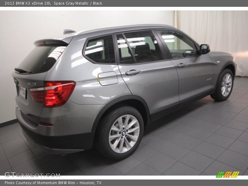 Space Gray Metallic / Black 2013 BMW X3 xDrive 28i