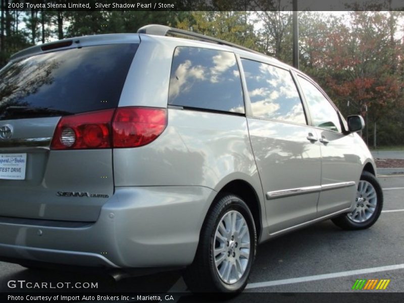 Silver Shadow Pearl / Stone 2008 Toyota Sienna Limited