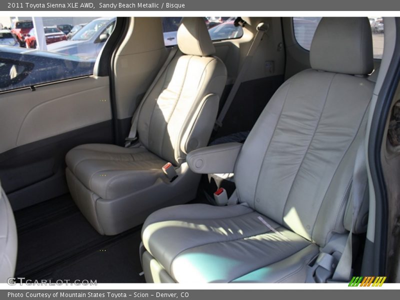 Sandy Beach Metallic / Bisque 2011 Toyota Sienna XLE AWD