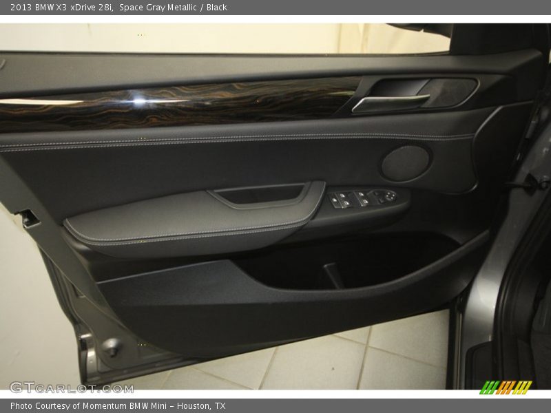 Space Gray Metallic / Black 2013 BMW X3 xDrive 28i