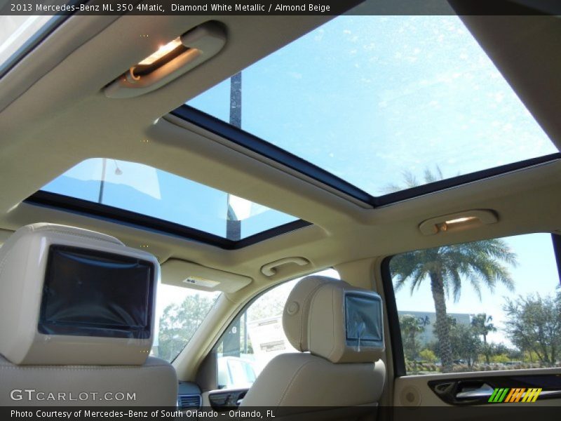 Diamond White Metallic / Almond Beige 2013 Mercedes-Benz ML 350 4Matic