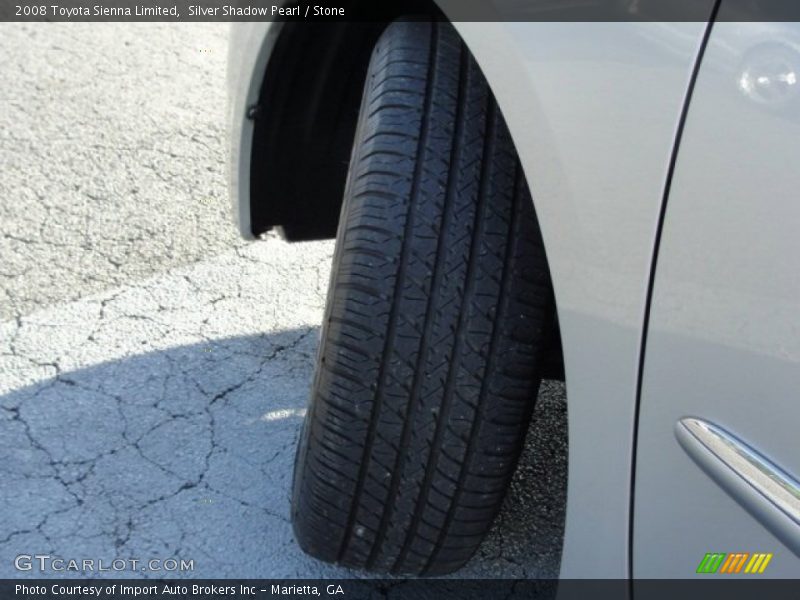 Silver Shadow Pearl / Stone 2008 Toyota Sienna Limited