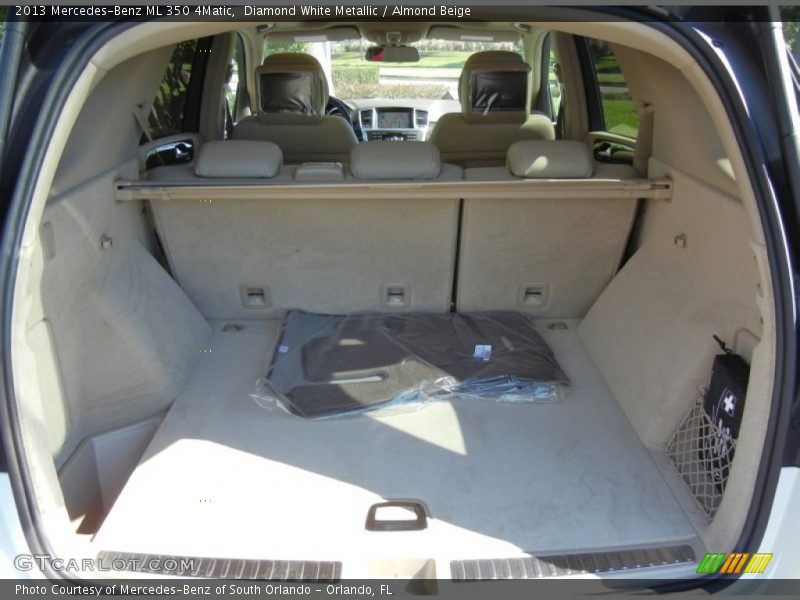 Diamond White Metallic / Almond Beige 2013 Mercedes-Benz ML 350 4Matic
