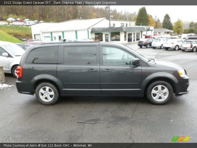 Dark Charcoal Pearl / Black/Light Graystone 2012 Dodge Grand Caravan SXT
