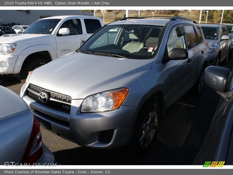 Classic Silver Metallic / Ash Gray 2010 Toyota RAV4 V6 4WD