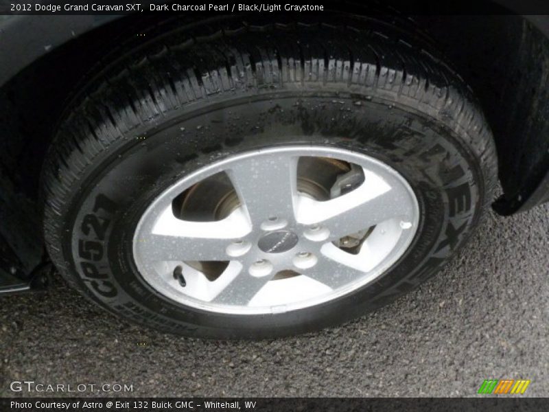 Dark Charcoal Pearl / Black/Light Graystone 2012 Dodge Grand Caravan SXT