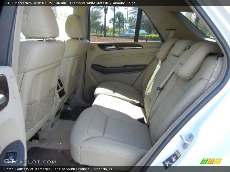 Diamond White Metallic / Almond Beige 2013 Mercedes-Benz ML 350 4Matic
