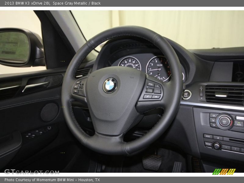 Space Gray Metallic / Black 2013 BMW X3 xDrive 28i