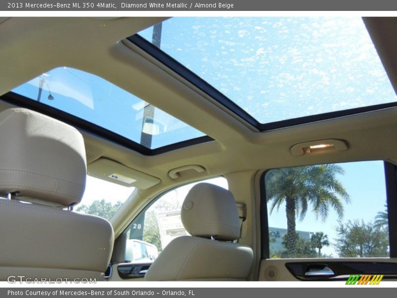 Diamond White Metallic / Almond Beige 2013 Mercedes-Benz ML 350 4Matic