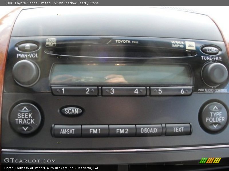 Audio System of 2008 Sienna Limited