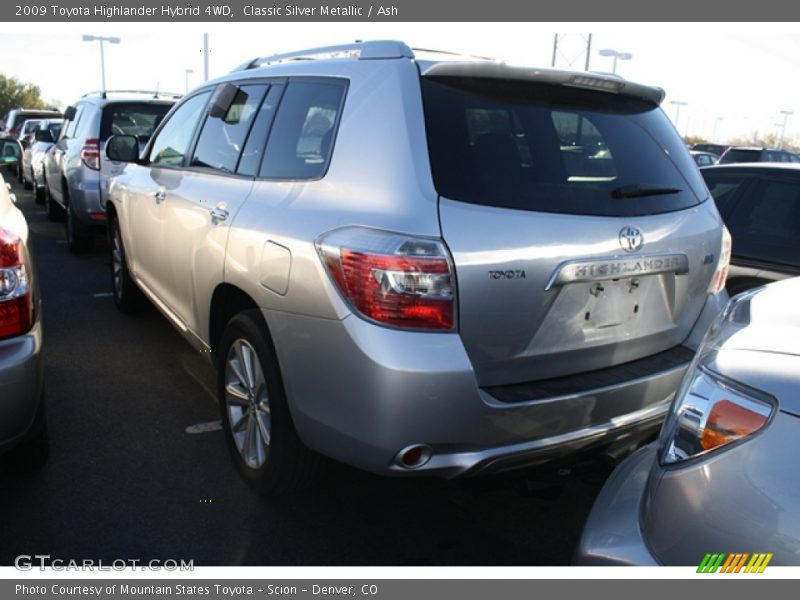 Classic Silver Metallic / Ash 2009 Toyota Highlander Hybrid 4WD