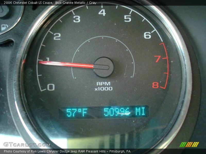 Blue Granite Metallic / Gray 2006 Chevrolet Cobalt LS Coupe