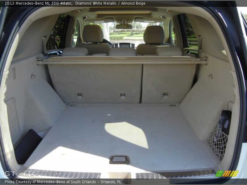Diamond White Metallic / Almond Beige 2013 Mercedes-Benz ML 350 4Matic