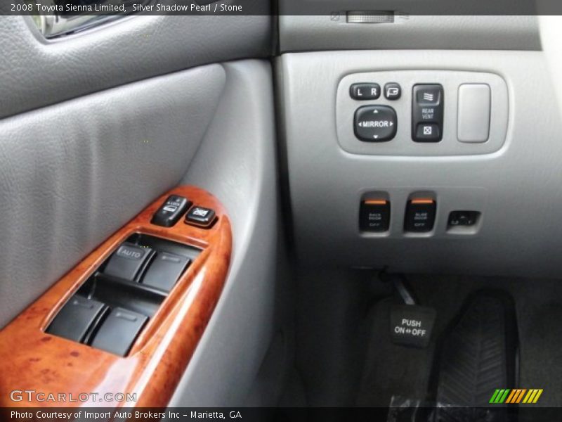 Silver Shadow Pearl / Stone 2008 Toyota Sienna Limited