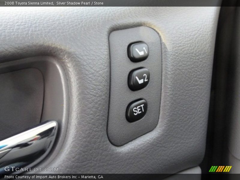 Silver Shadow Pearl / Stone 2008 Toyota Sienna Limited