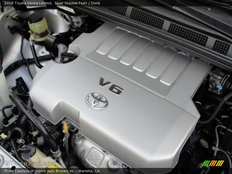 Silver Shadow Pearl / Stone 2008 Toyota Sienna Limited