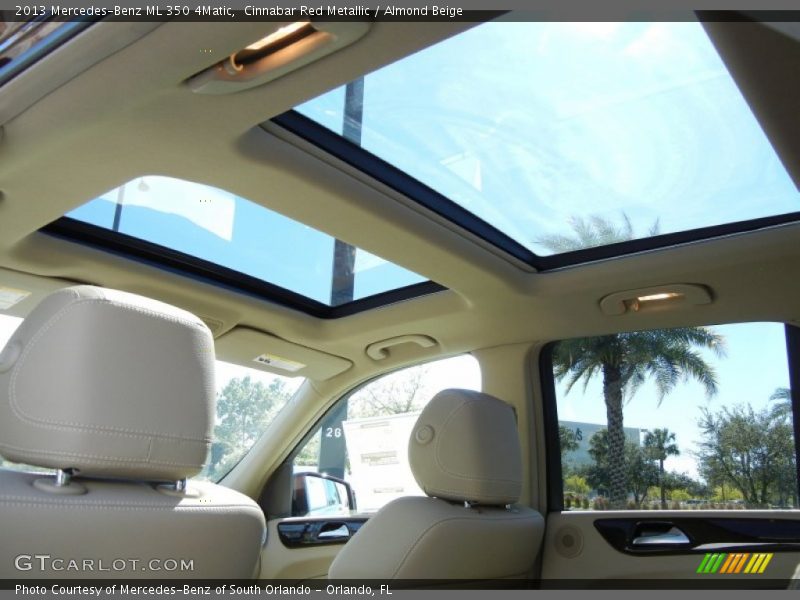 Cinnabar Red Metallic / Almond Beige 2013 Mercedes-Benz ML 350 4Matic