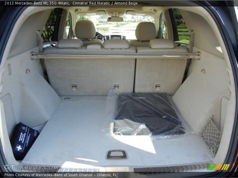 Cinnabar Red Metallic / Almond Beige 2013 Mercedes-Benz ML 350 4Matic