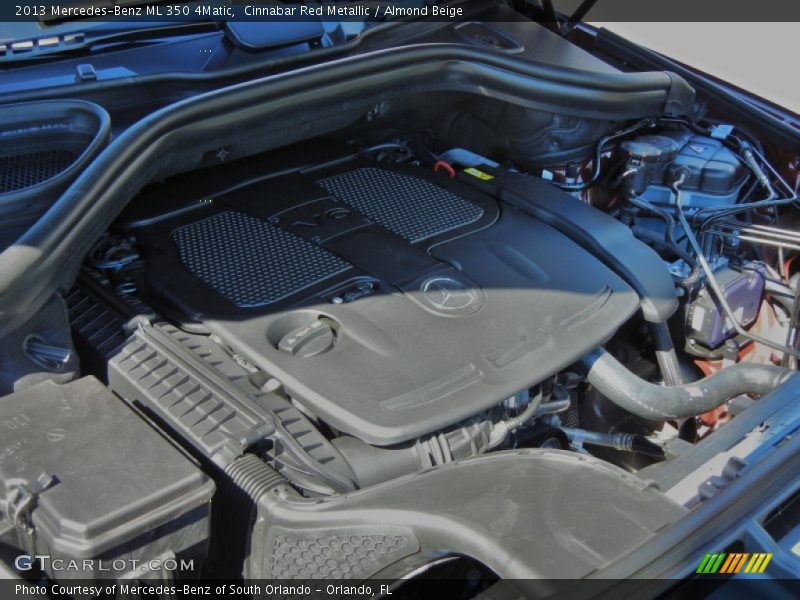 Cinnabar Red Metallic / Almond Beige 2013 Mercedes-Benz ML 350 4Matic