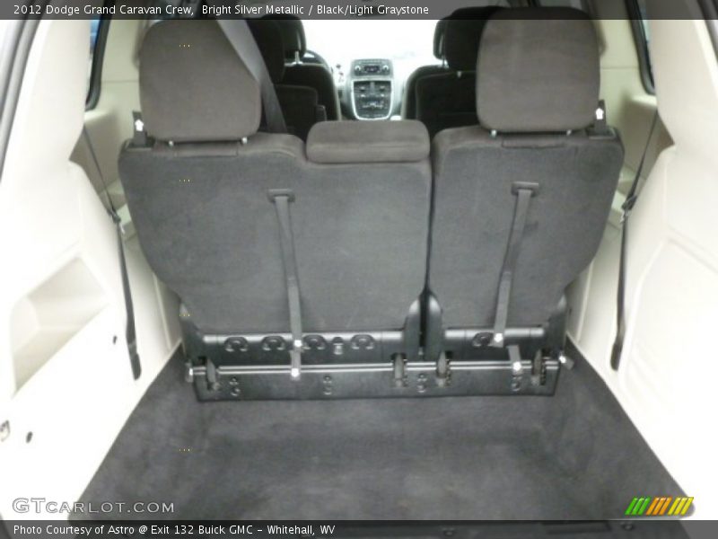 Bright Silver Metallic / Black/Light Graystone 2012 Dodge Grand Caravan Crew