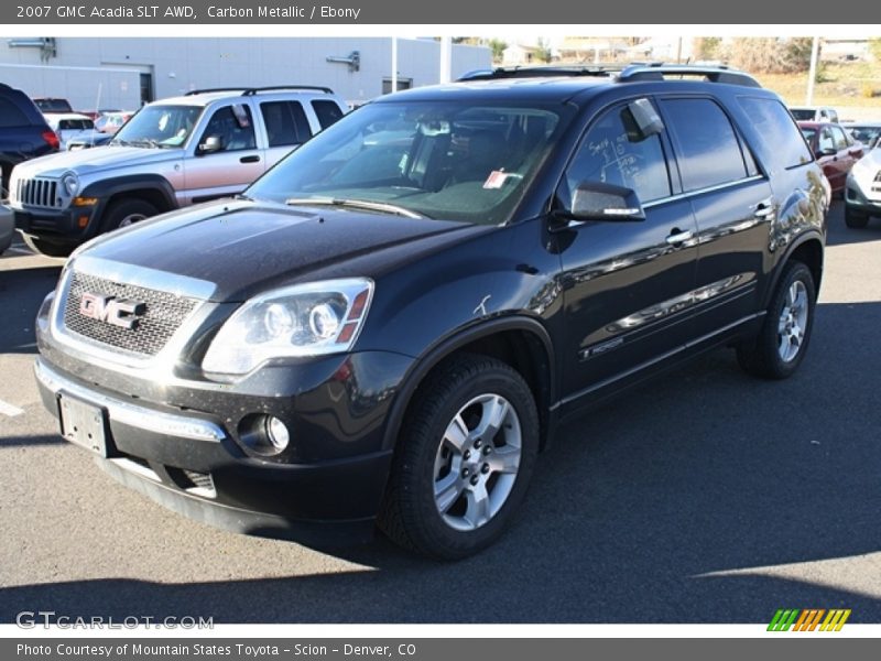Carbon Metallic / Ebony 2007 GMC Acadia SLT AWD